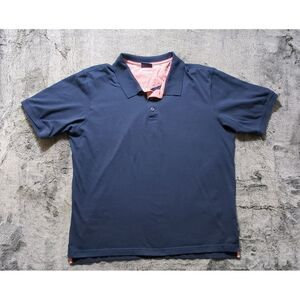 Columbia PFG Short Sleeve Polo Shirt Men's Size XL Blue